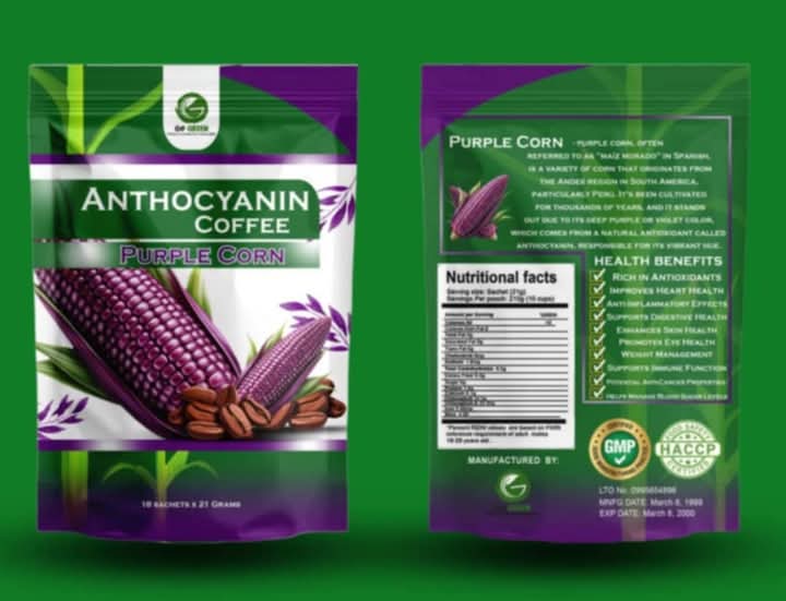 Anthocyanin Coffee - Premium Health Supplement by GoGreen Products Philippines