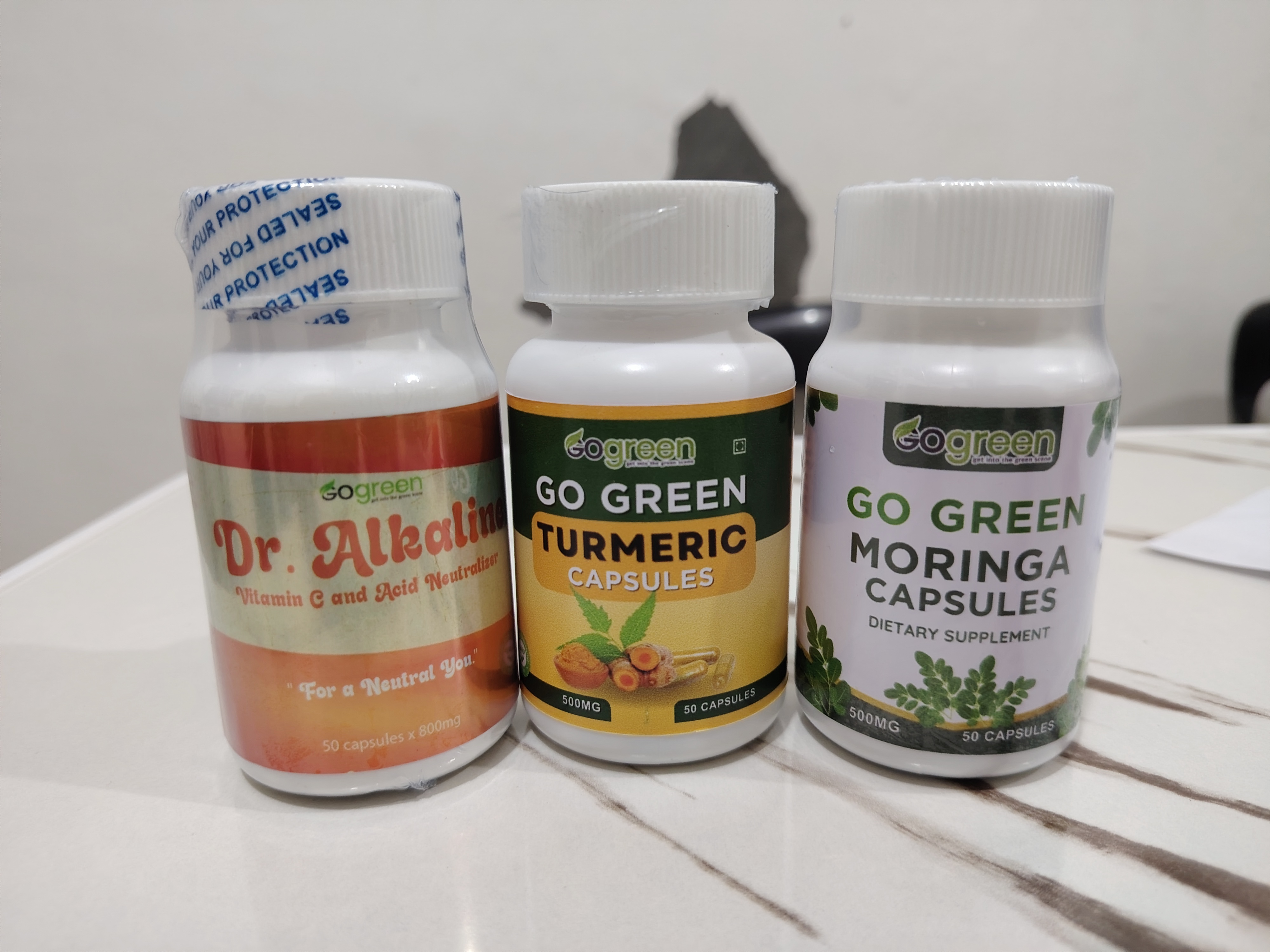Bundle Promo #1 (Dr. Alkaline|Turmeric|Moringa - Premium Health Supplement by GoGreen Products Philippines