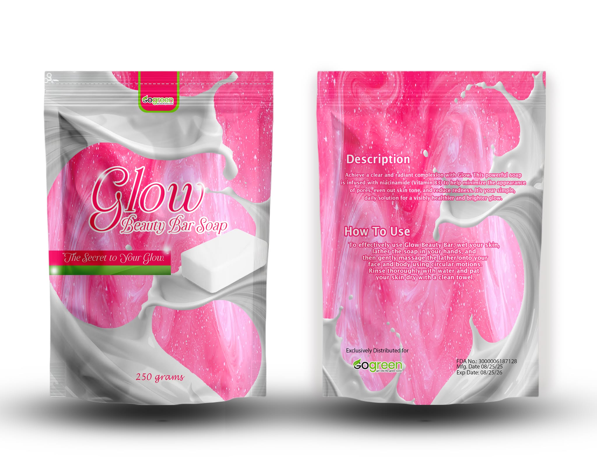 Glow Soap MisCut 250g /pack - Premium Health Supplement by GoGreen Products Philippines