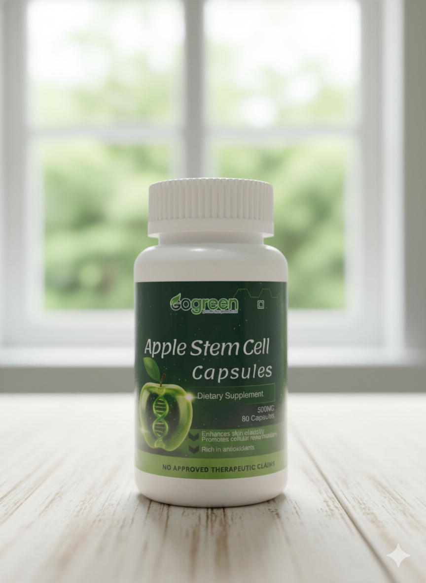 GoGreen Apple Stemcell 500mg X 50 Capsules - Premium Health Supplement by GoGreen Products Philippines