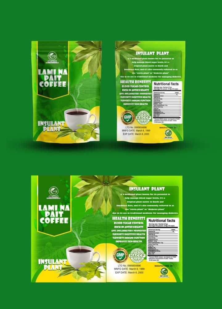 Pait Na Lami Insulin Coffee - Premium Health Supplement by GoGreen Products Philippines
