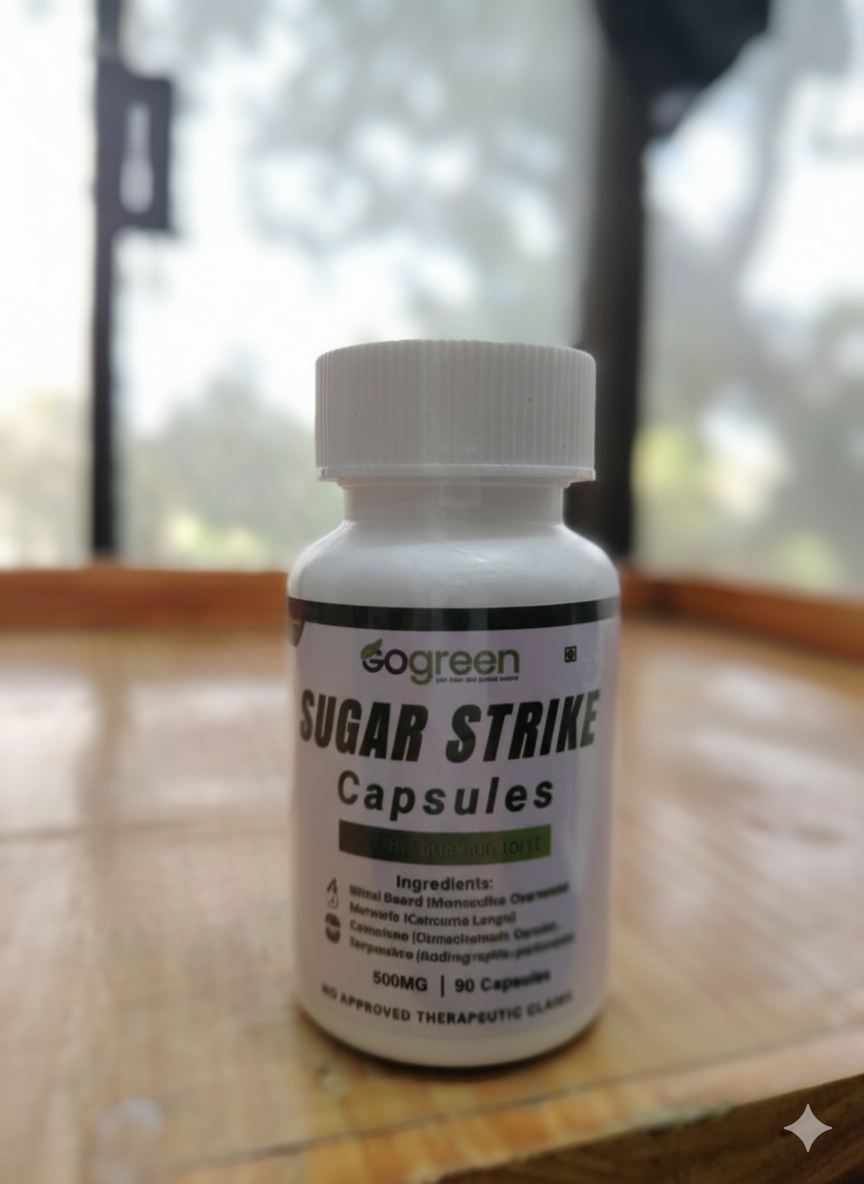 Sugar Strike (500mg) 50 Caps - Premium Health Supplement by GoGreen Products Philippines